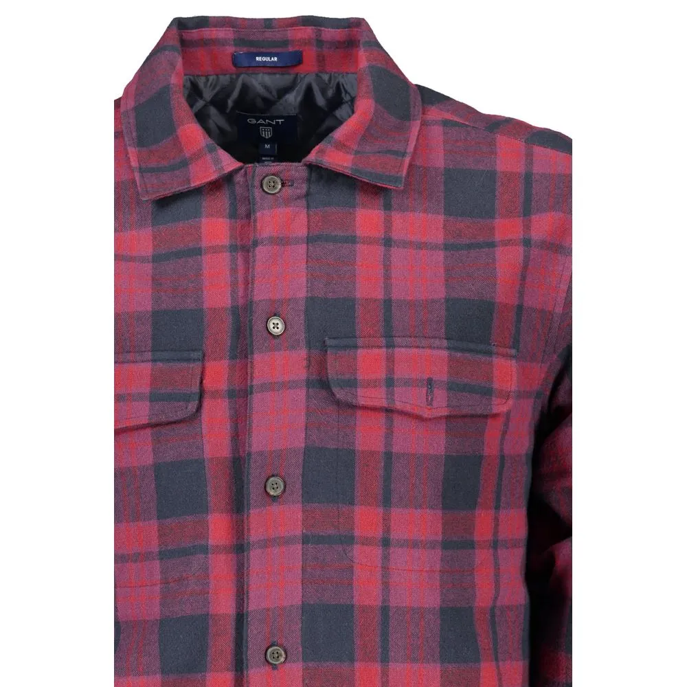 Elegant Purple Cotton Long Sleeve Shirt sold by Louxly product image thumbnail 2