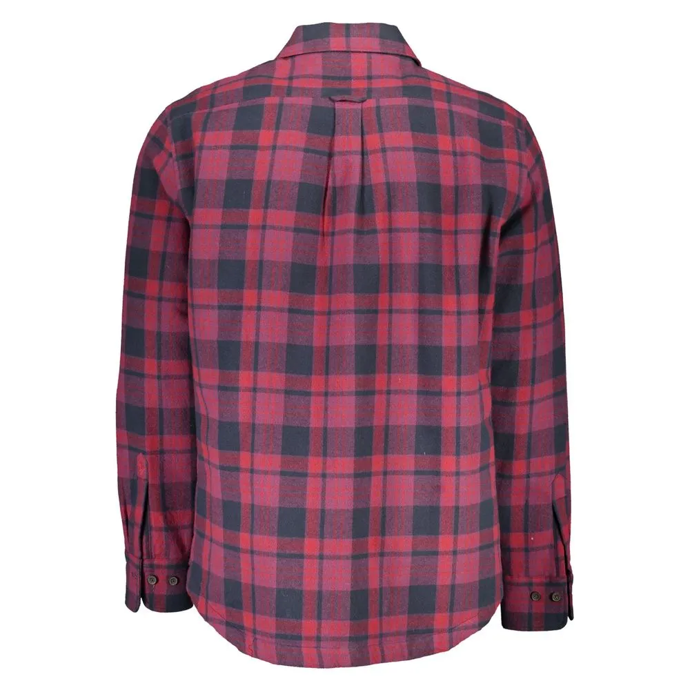 Elegant Purple Cotton Long Sleeve Shirt sold by Louxly product image thumbnail 3