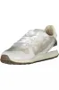 Elegant Gray Sports Sneakers with Contrasting Details sold by Louxly