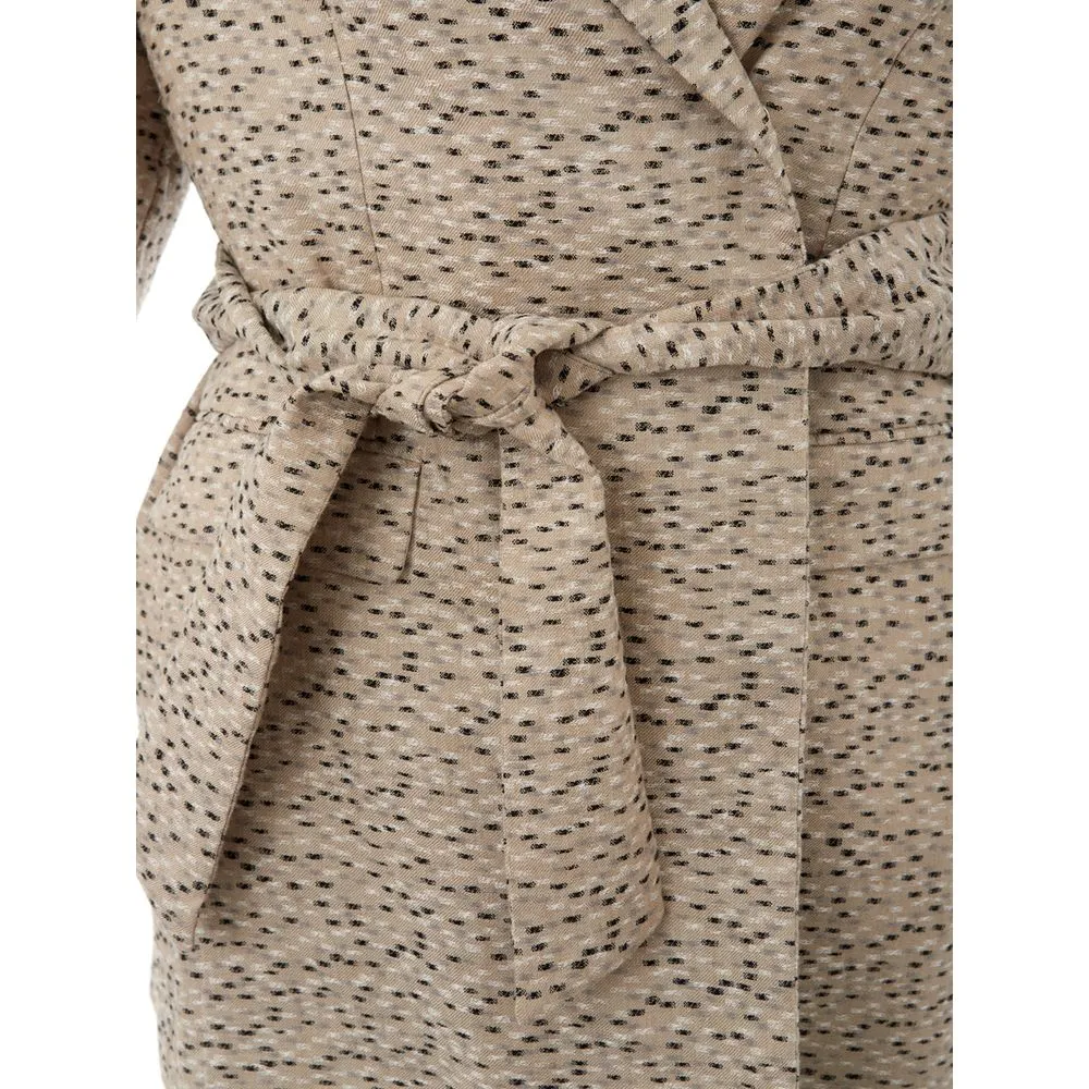 Chic Beige Linen Jacket sold by Louxly product image thumbnail 5