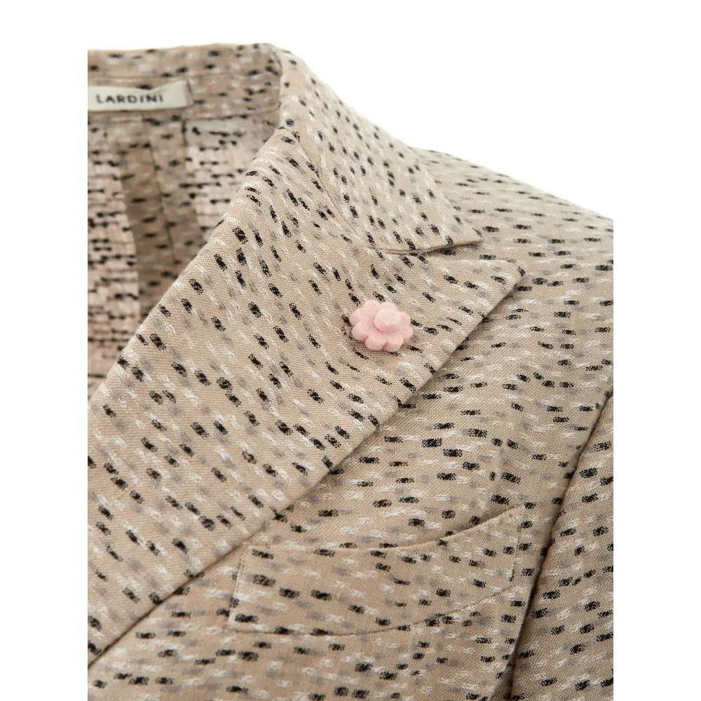 Chic Beige Linen Jacket sold by Louxly product image thumbnail 3
