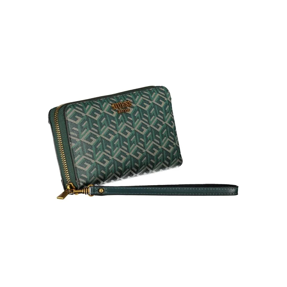 Elegant Green Designer Wallet with Contrast Details sold by Louxly product image thumbnail 3