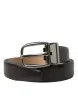 Elegant Dark Brown Calf Leather Belt sold by Louxly