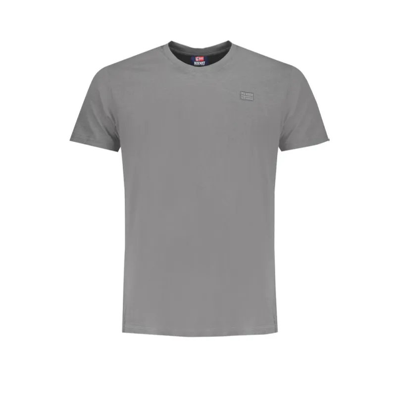 Gray Cotton T-Shirt sold by Louxly