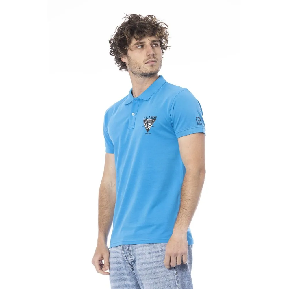 Light Blue Cotton Polo Shirt sold by Louxly product image thumbnail 2
