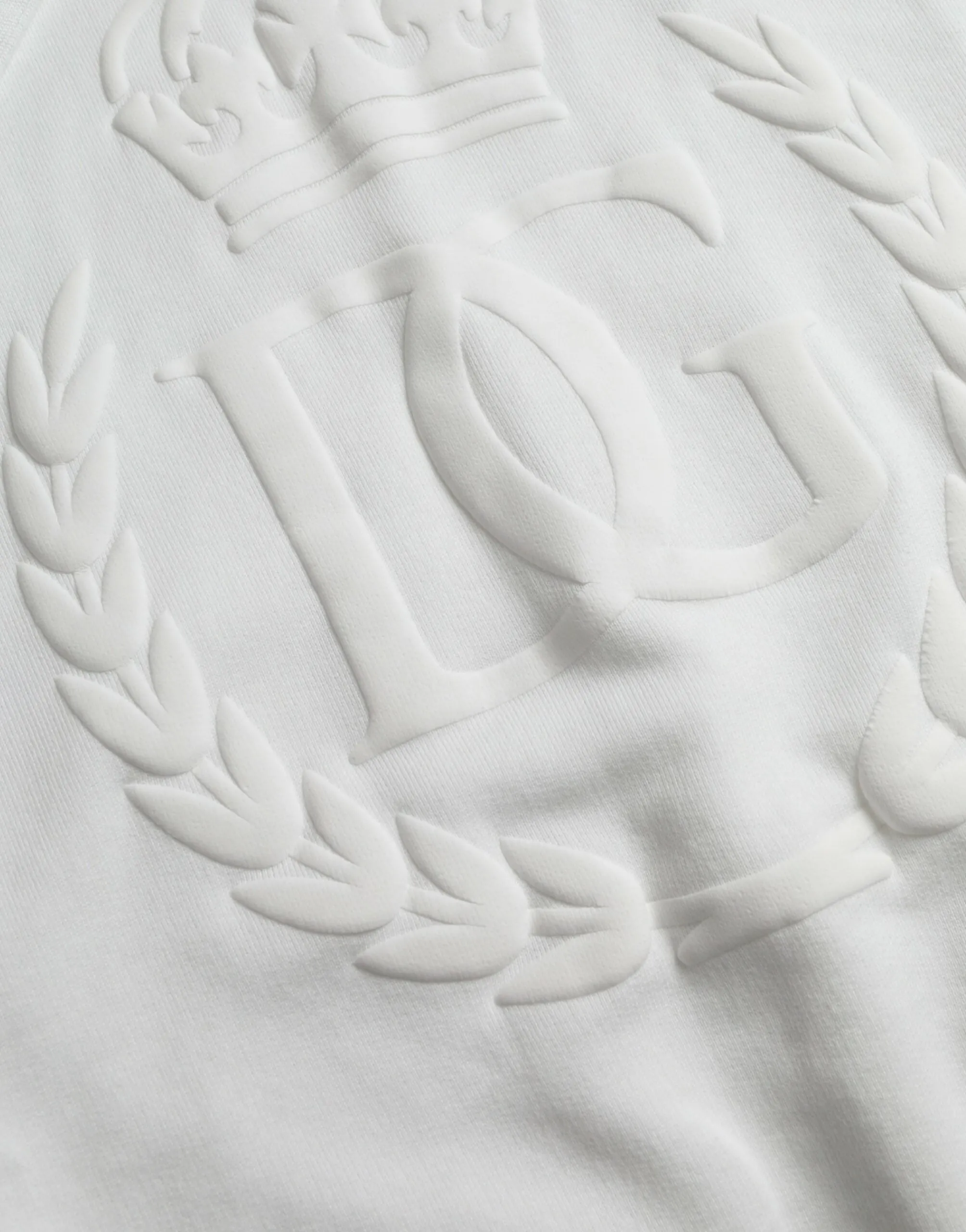 White Cotton Hooded Pullover Sweatshirt Sweater sold by Louxly product image thumbnail 3