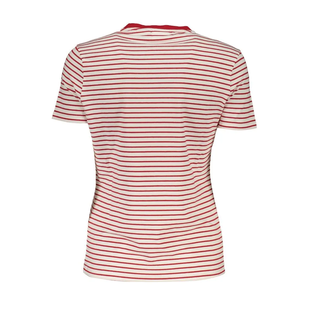 Red Cotton Tops & T-Shirt sold by Louxly product image thumbnail 2