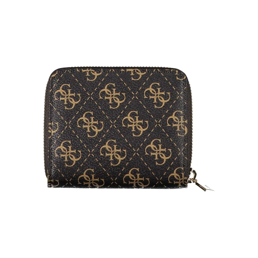 Chic Brown Wallet with Secure Zip Closure sold by Louxly product image thumbnail 3