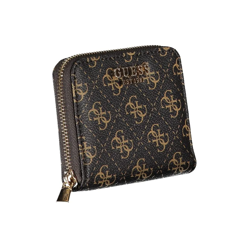 Chic Brown Wallet with Secure Zip Closure sold by Louxly product image thumbnail 2