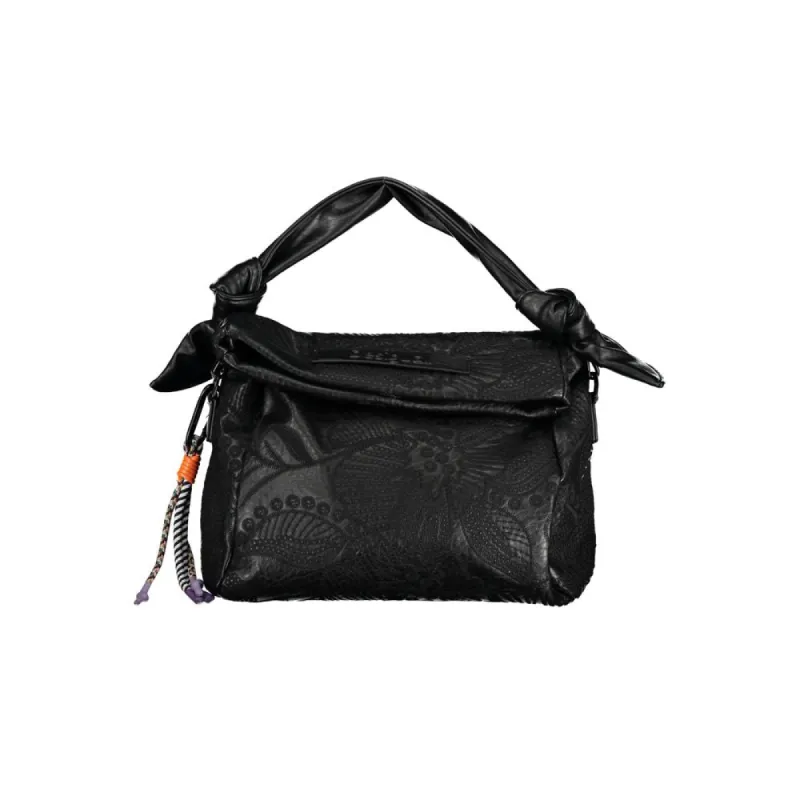 Black Polyethylene Handbag sold by Louxly