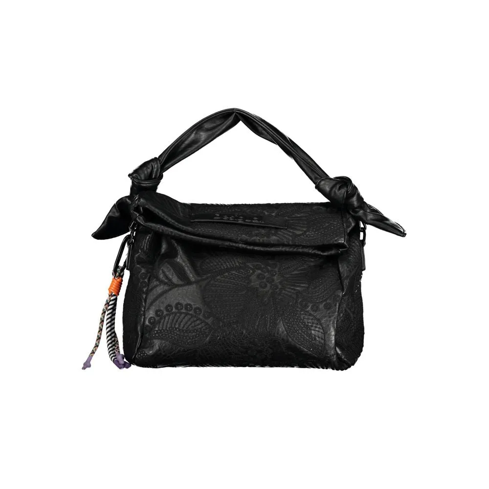 Black Polyethylene Handbag sold by Louxly