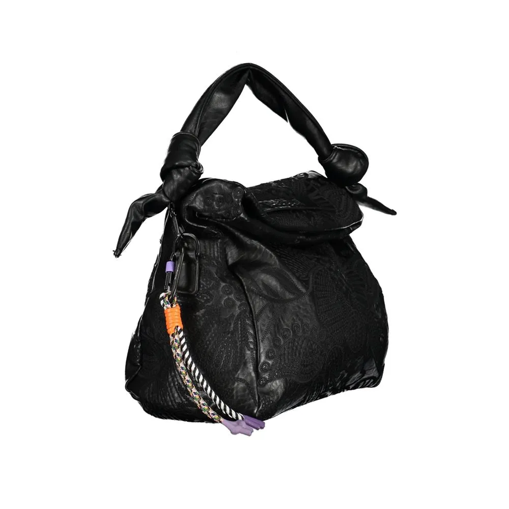 Black Polyethylene Handbag sold by Louxly product image thumbnail 3