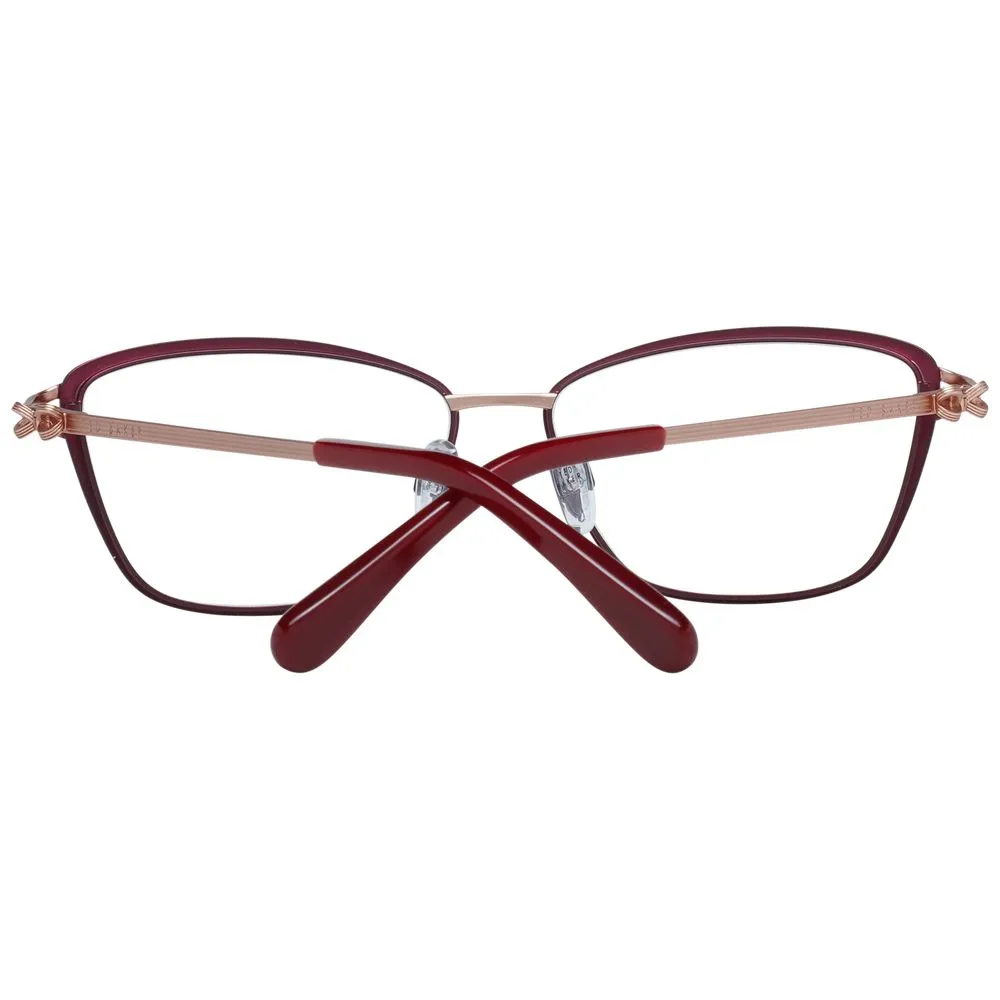 Burgundy Women Optical Frames sold by Louxly product image thumbnail 3