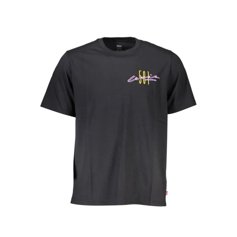 Black Cotton T-Shirt sold by Louxly