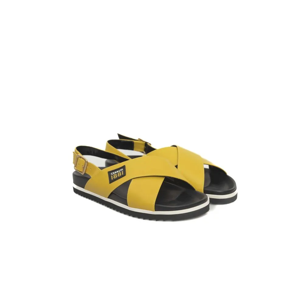 Yellow Calf Leather Women Sandal sold by Louxly product image thumbnail 3