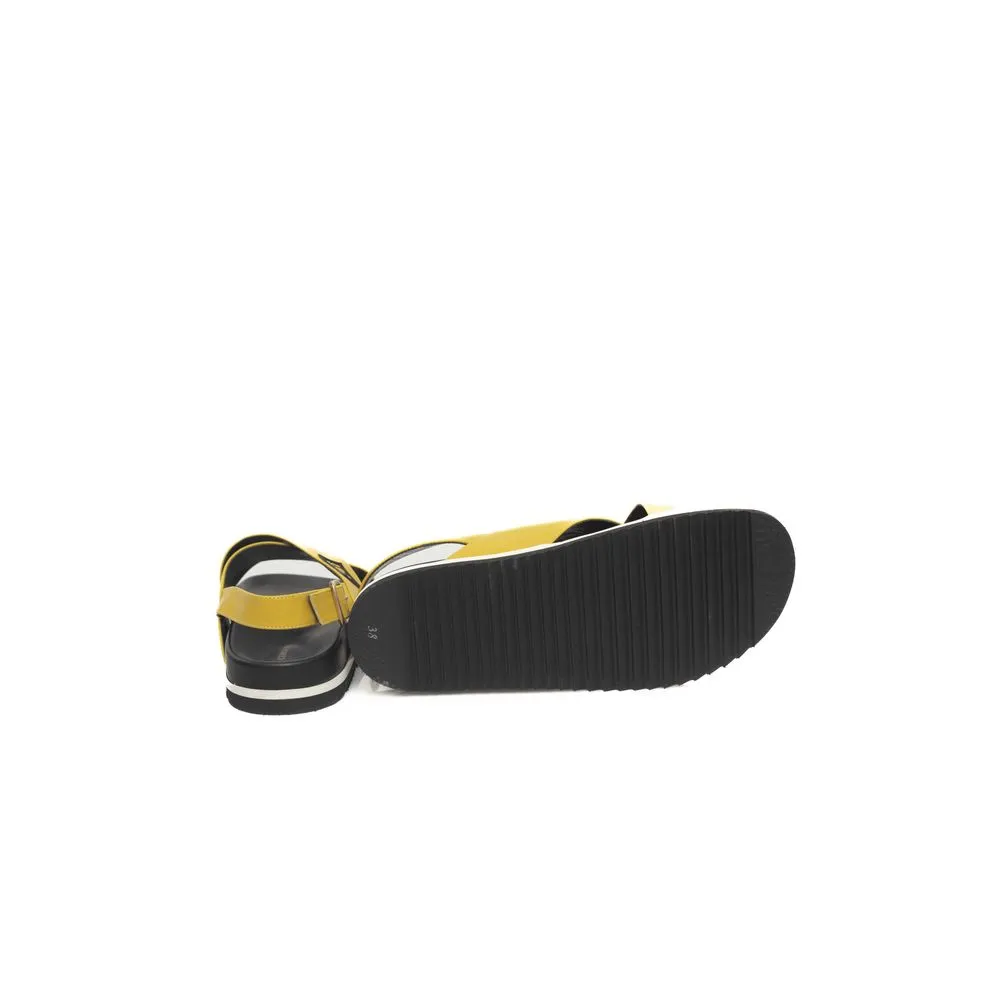 Yellow Calf Leather Women Sandal sold by Louxly product image thumbnail 4