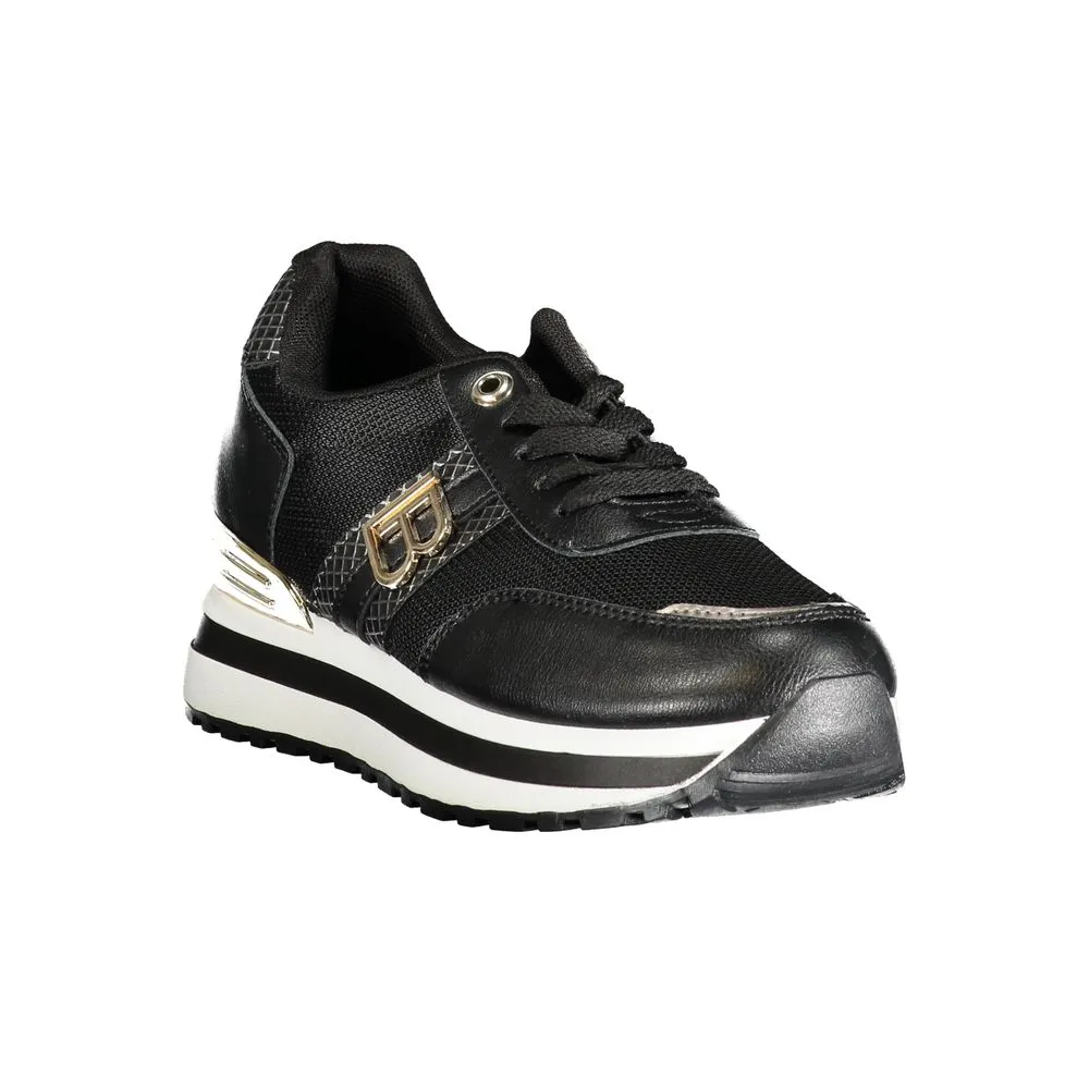 Black Polyester Sneaker sold by Louxly product image thumbnail 2