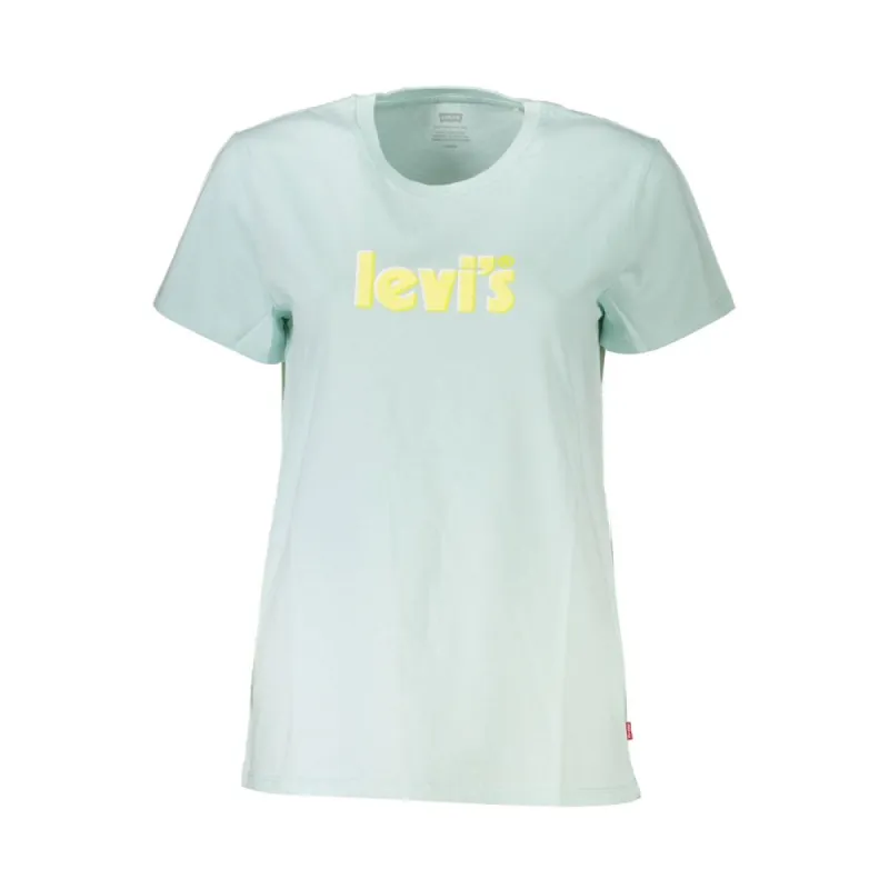 Light Blue Cotton Tops & T-Shirt sold by Louxly