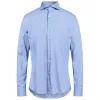 Elegant Light Blue Cotton Shirt sold by Louxly