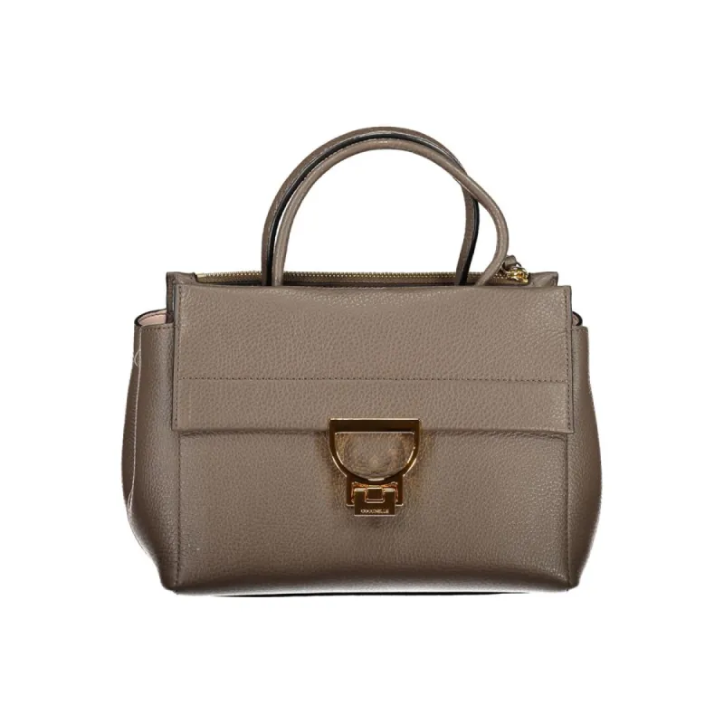 Brown Leather Handbag sold by Louxly