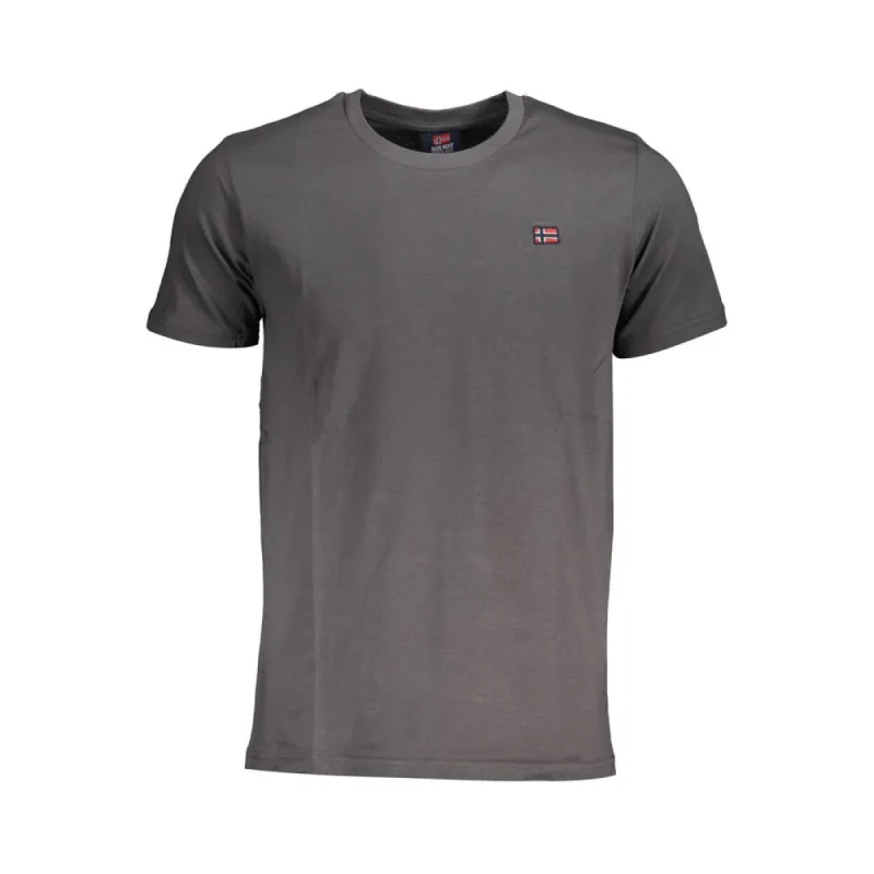 Gray Cotton T-Shirt sold by Louxly
