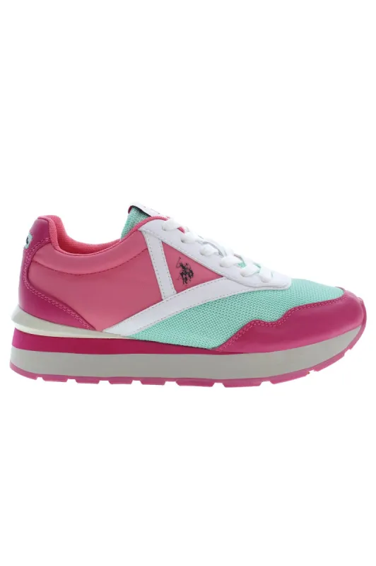 Pink Polyester Women Sneaker sold by Louxly