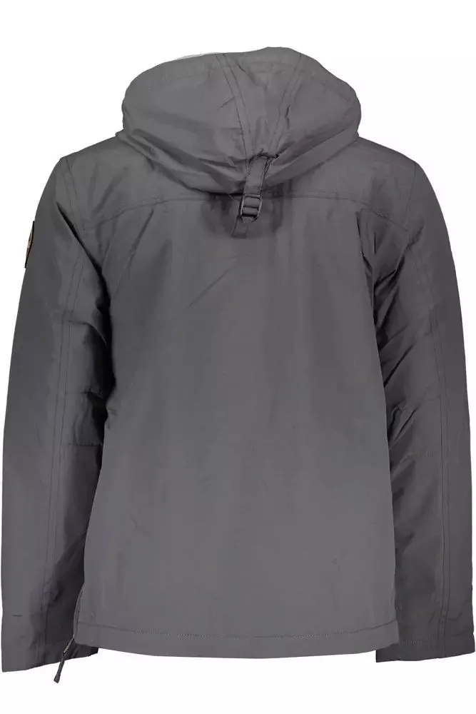 Gray Polyamide Men Jacket sold by Louxly product image thumbnail 2