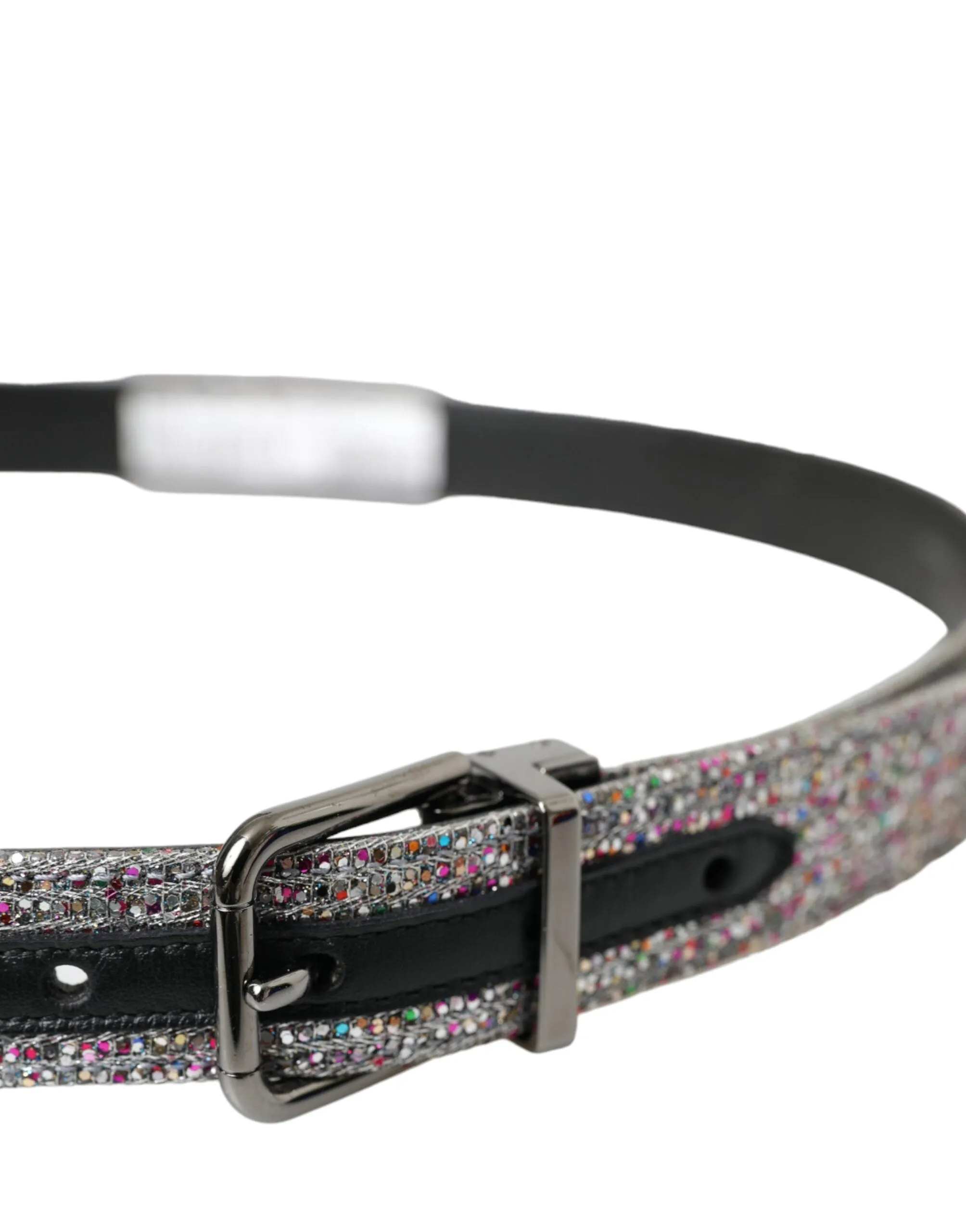 Multicolor Embellished Silver Metal Buckle Belt sold by Louxly product image thumbnail 3