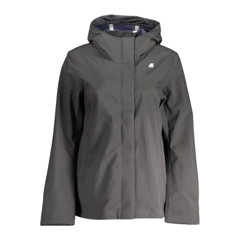 Black Polyester Women Jacket sold by Louxly
