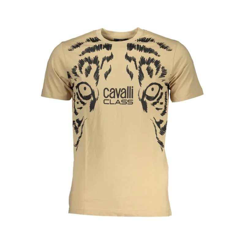 Beige Cotton T-Shirt sold by Louxly