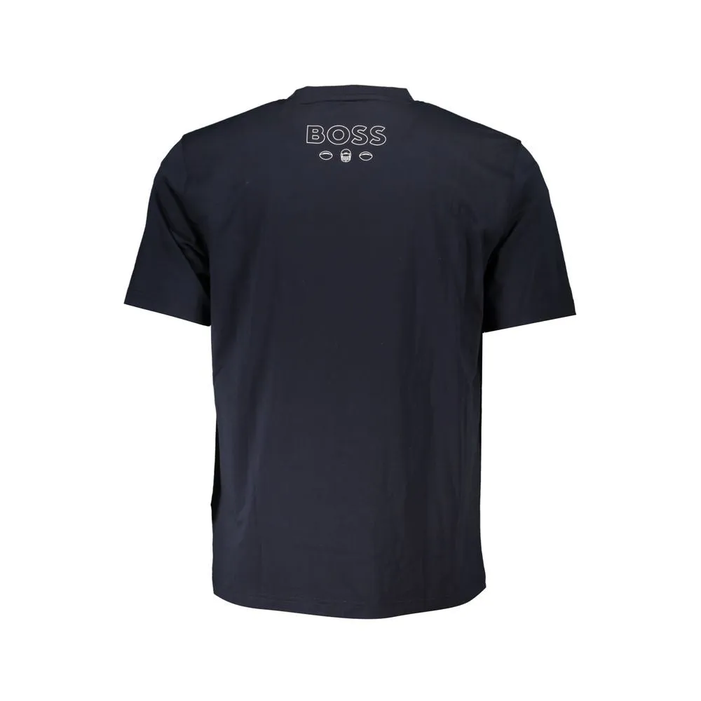 Blue Cotton Men T-Shirt sold by Louxly product image thumbnail 2