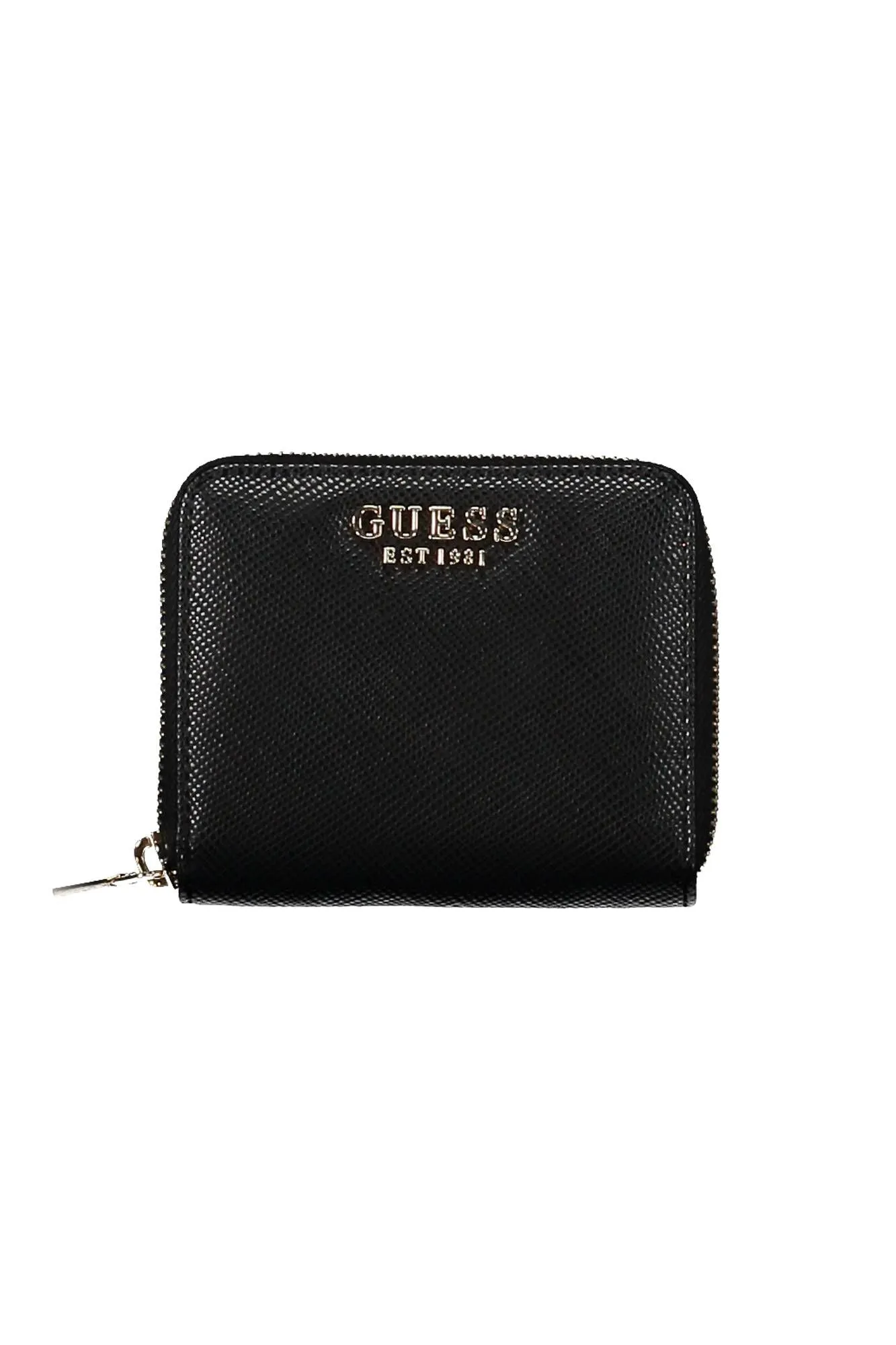 Sleek Black Polyethylene Zip Wallet sold by Louxly