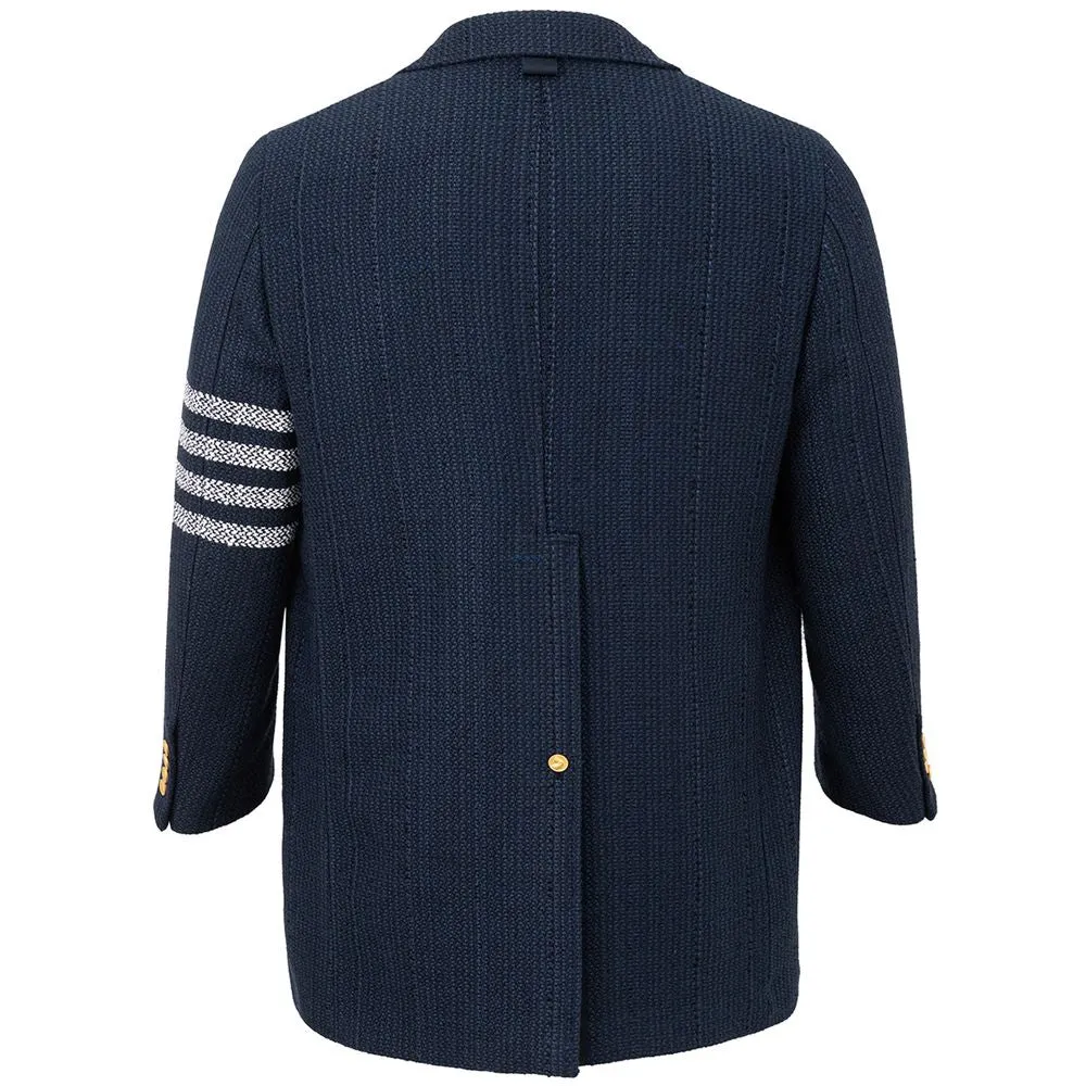 Elegant Acrylic Blue Jacket for Men sold by Louxly product image thumbnail 2