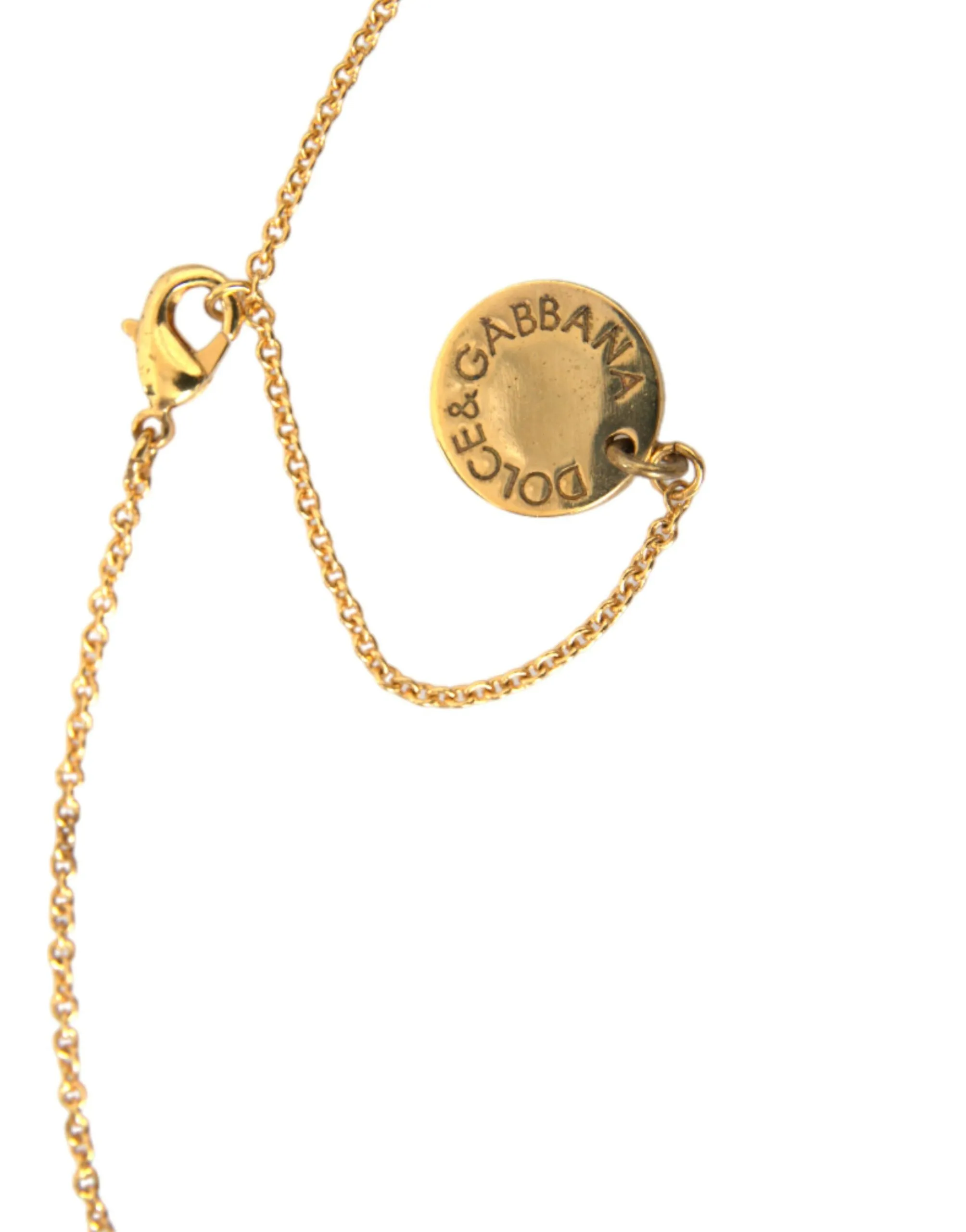 Gold Brass Chain Dog Heart Pendant Charm Necklace sold by Louxly product image thumbnail 3
