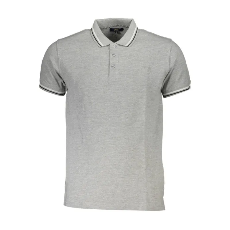 Gray Cotton Polo Shirt sold by Louxly