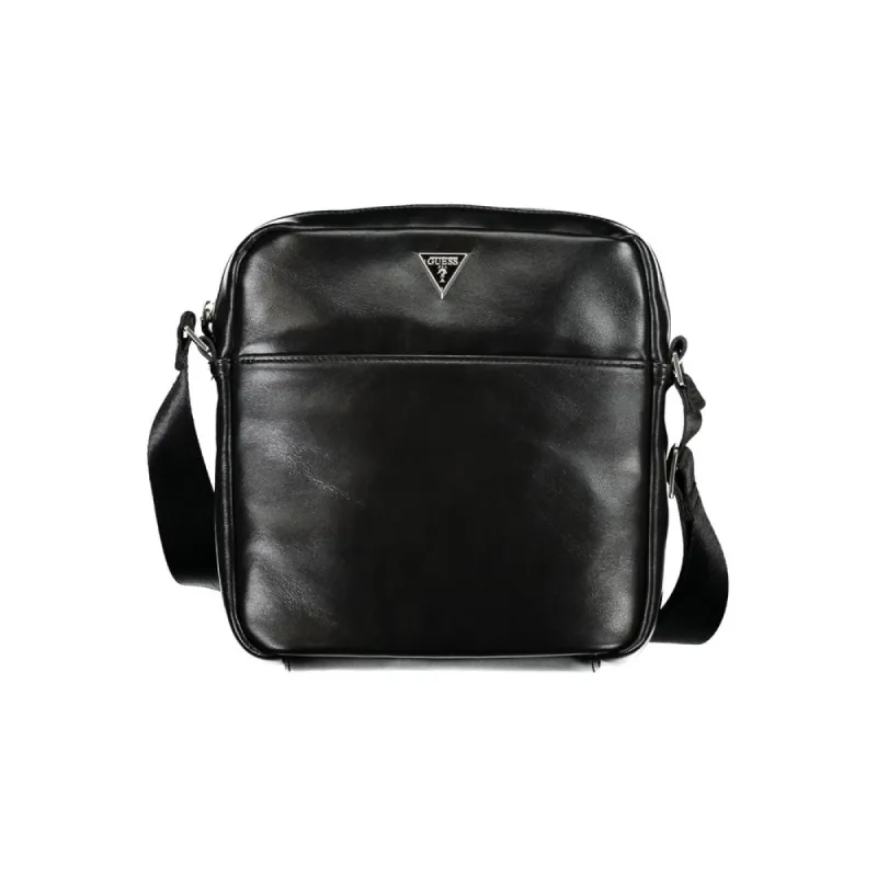 Sleek Black Shoulder Bag with Ample Storage sold by Louxly