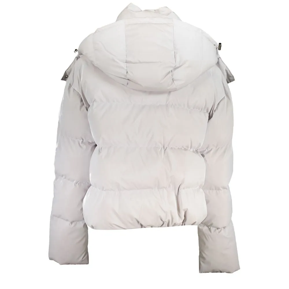 White Polyethylene Jackets & Coat sold by Louxly product image thumbnail 2