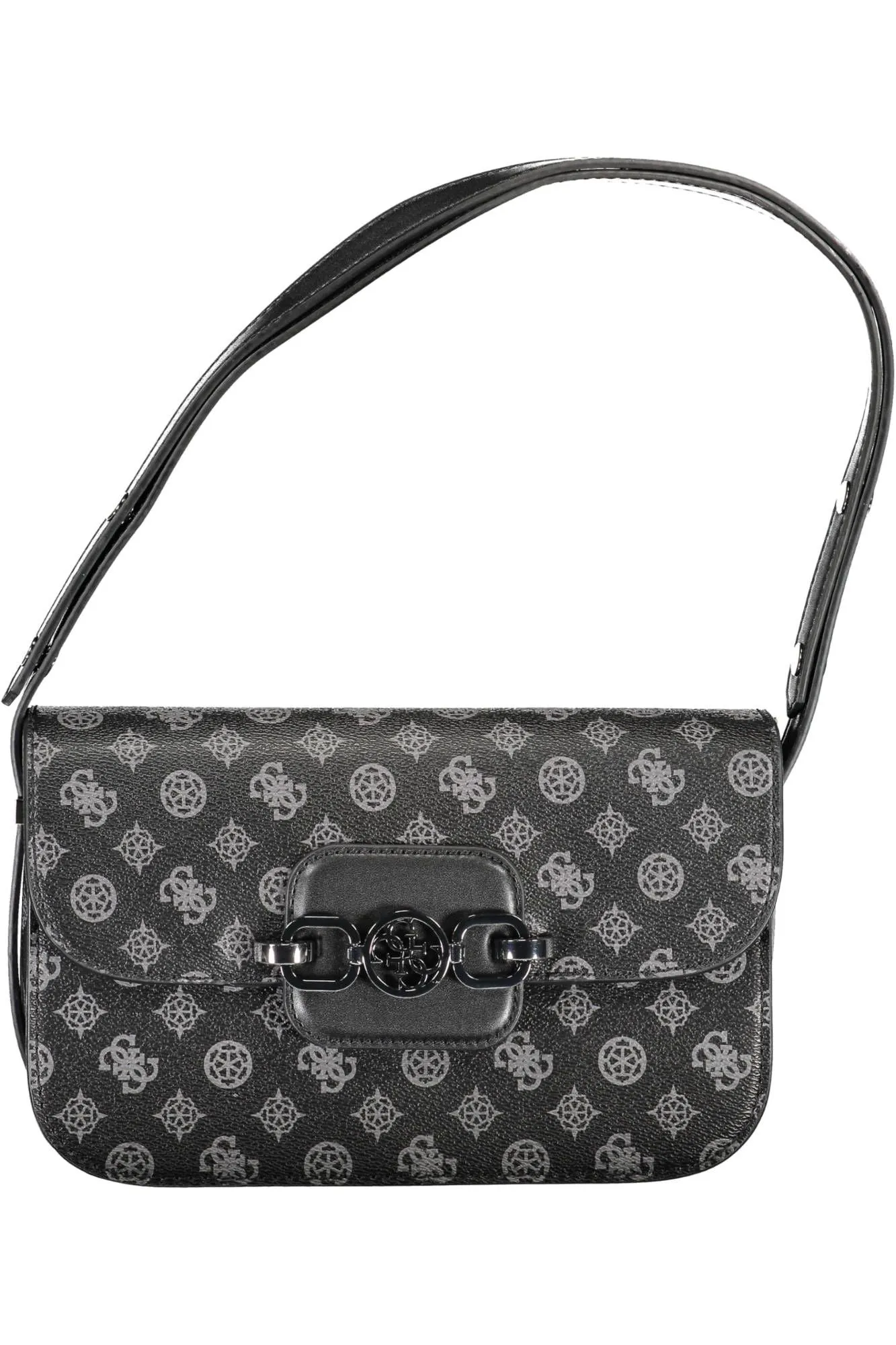 Chic Black Triple Compartment Shoulder Bag sold by Louxly