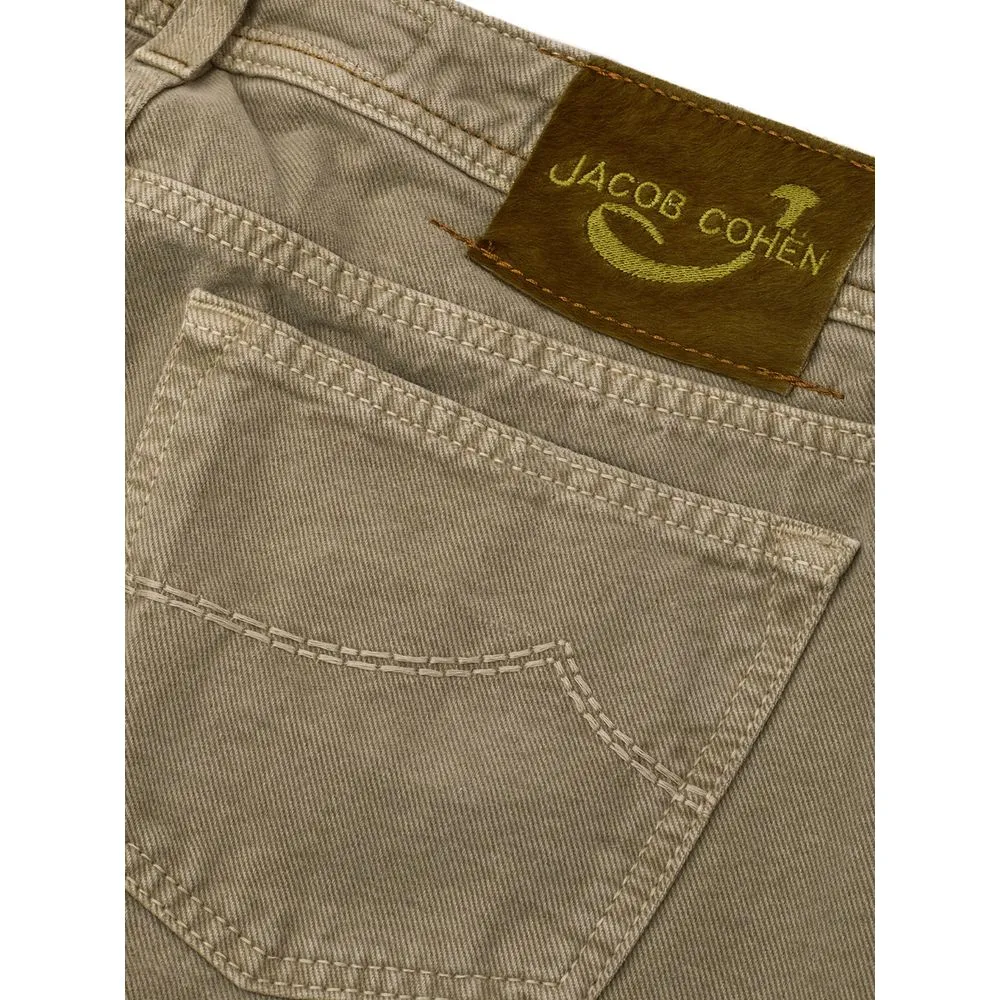 Jacob Cohen Premium Brown Cotton Pants sold by Louxly product image thumbnail 5