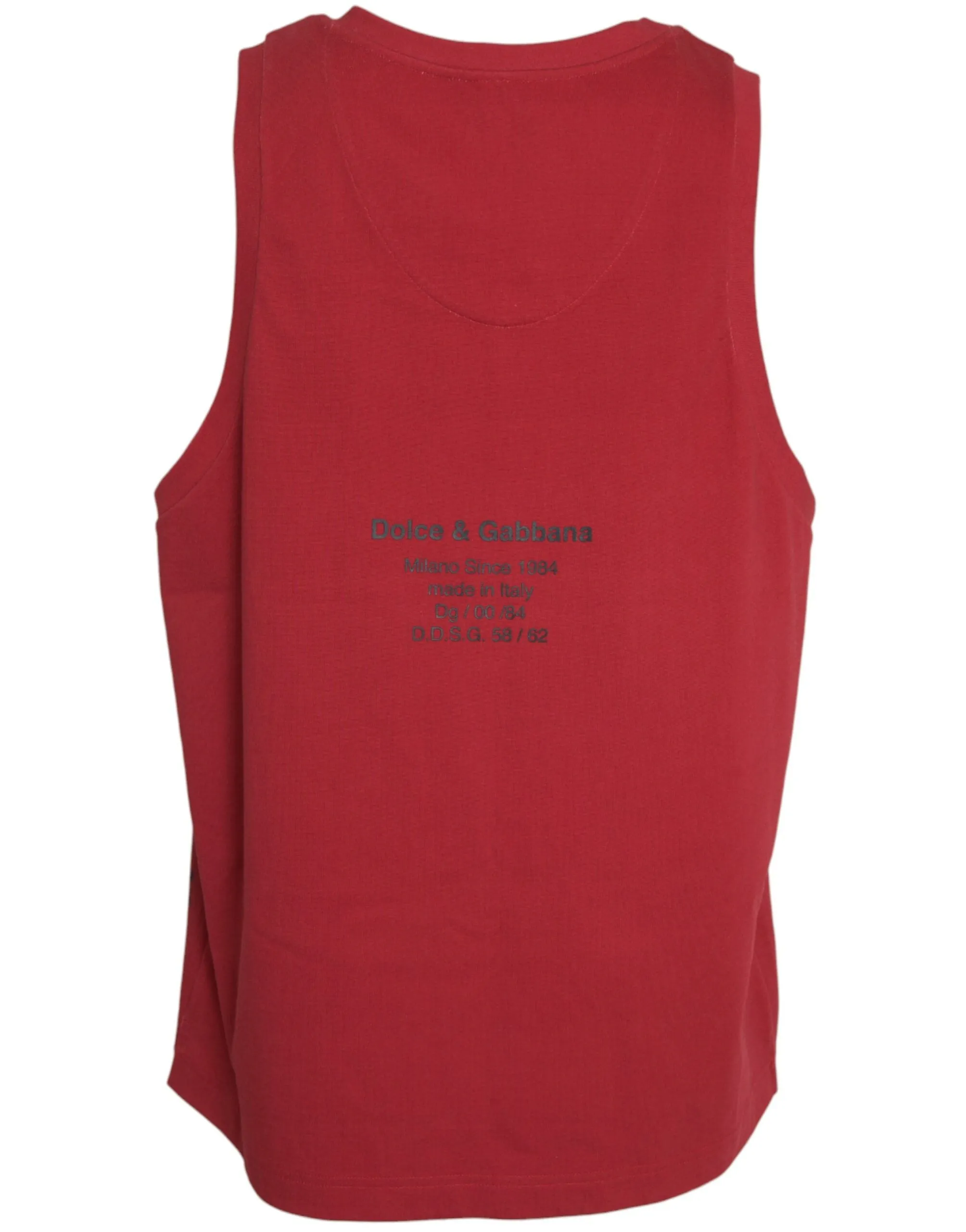 Red Leopard Print Sleeveless Tank T-shirt sold by Louxly product image thumbnail 2