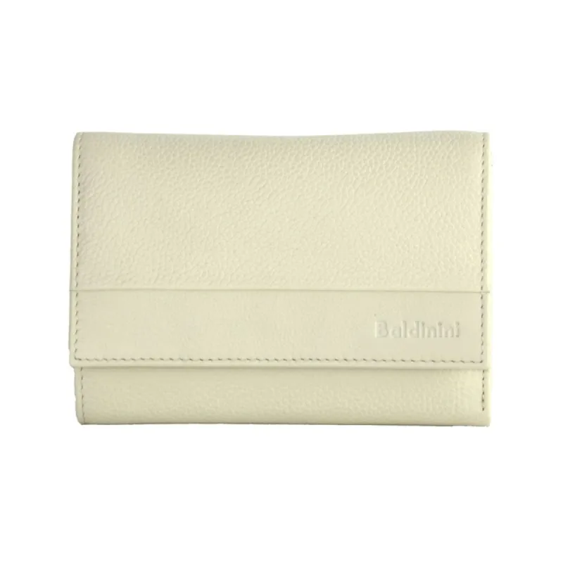 Elegant Cream Calfskin Wallet sold by Louxly