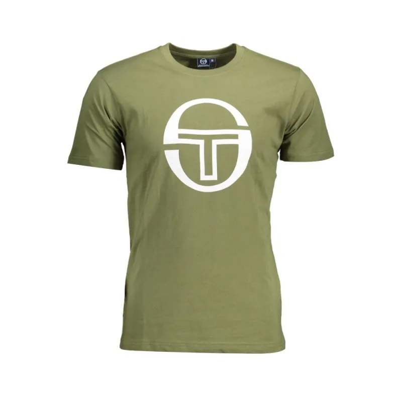 Green Cotton T-Shirt sold by Louxly