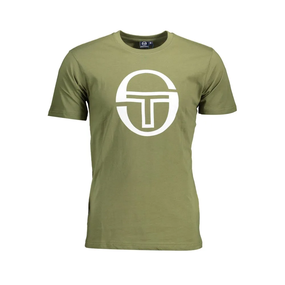 Green Cotton T-Shirt sold by Louxly
