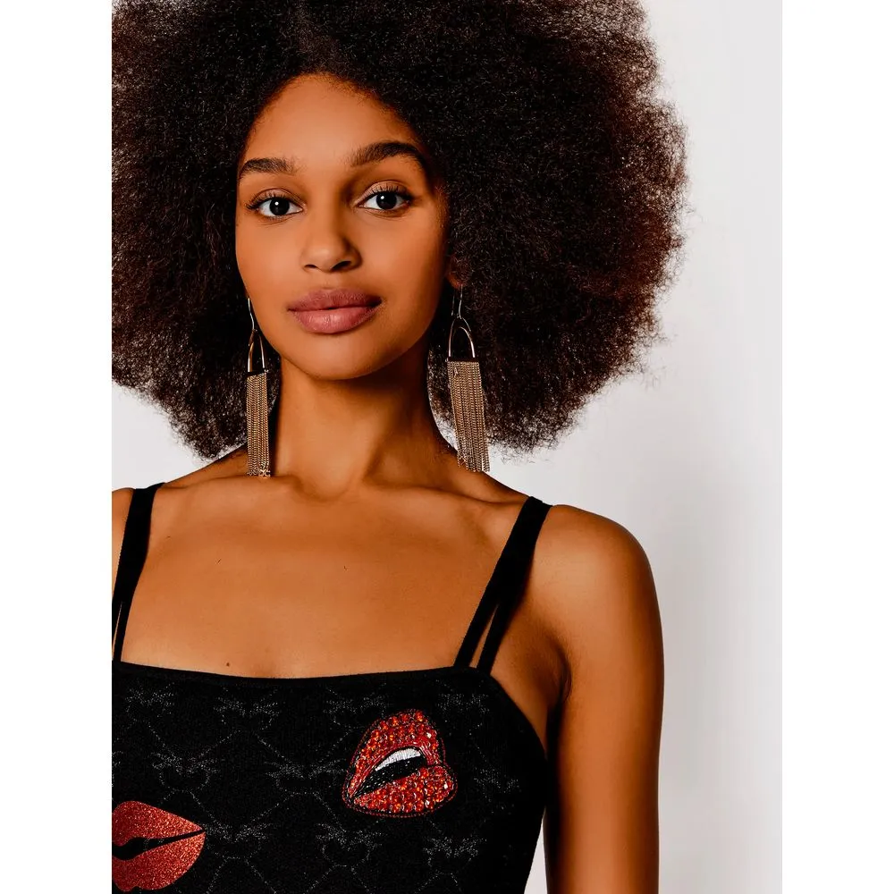 Chic Multicolor PINKO Dress with Bright Accents sold by Louxly product image thumbnail 5