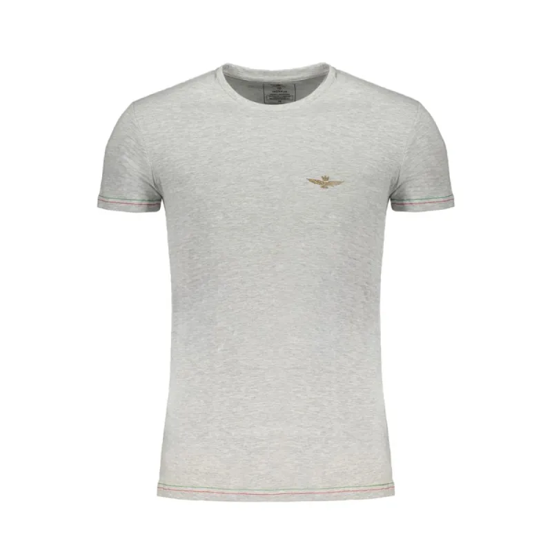 Gray Cotton T-Shirt sold by Louxly