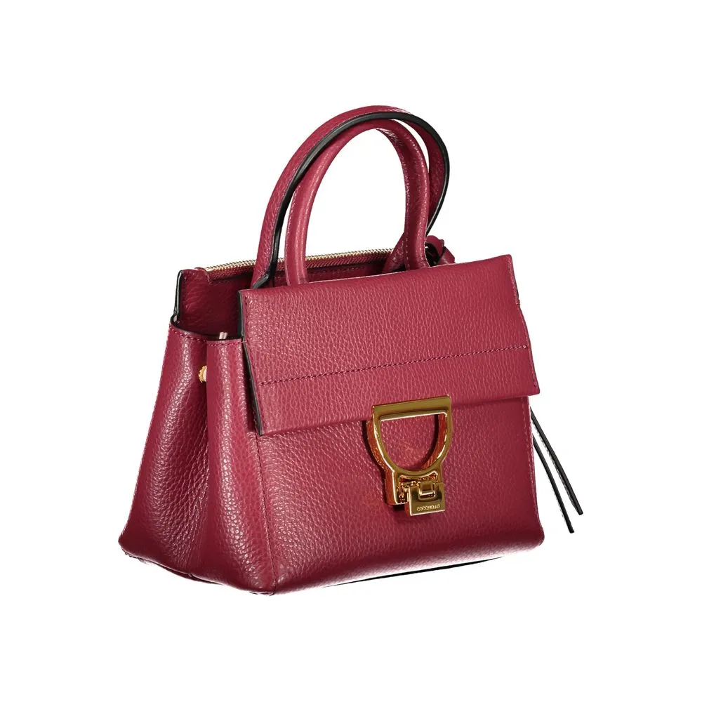 Red Leather Handbag sold by Louxly product image thumbnail 3