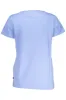 Light Blue Classic Cotton Tee with Print sold by Louxly