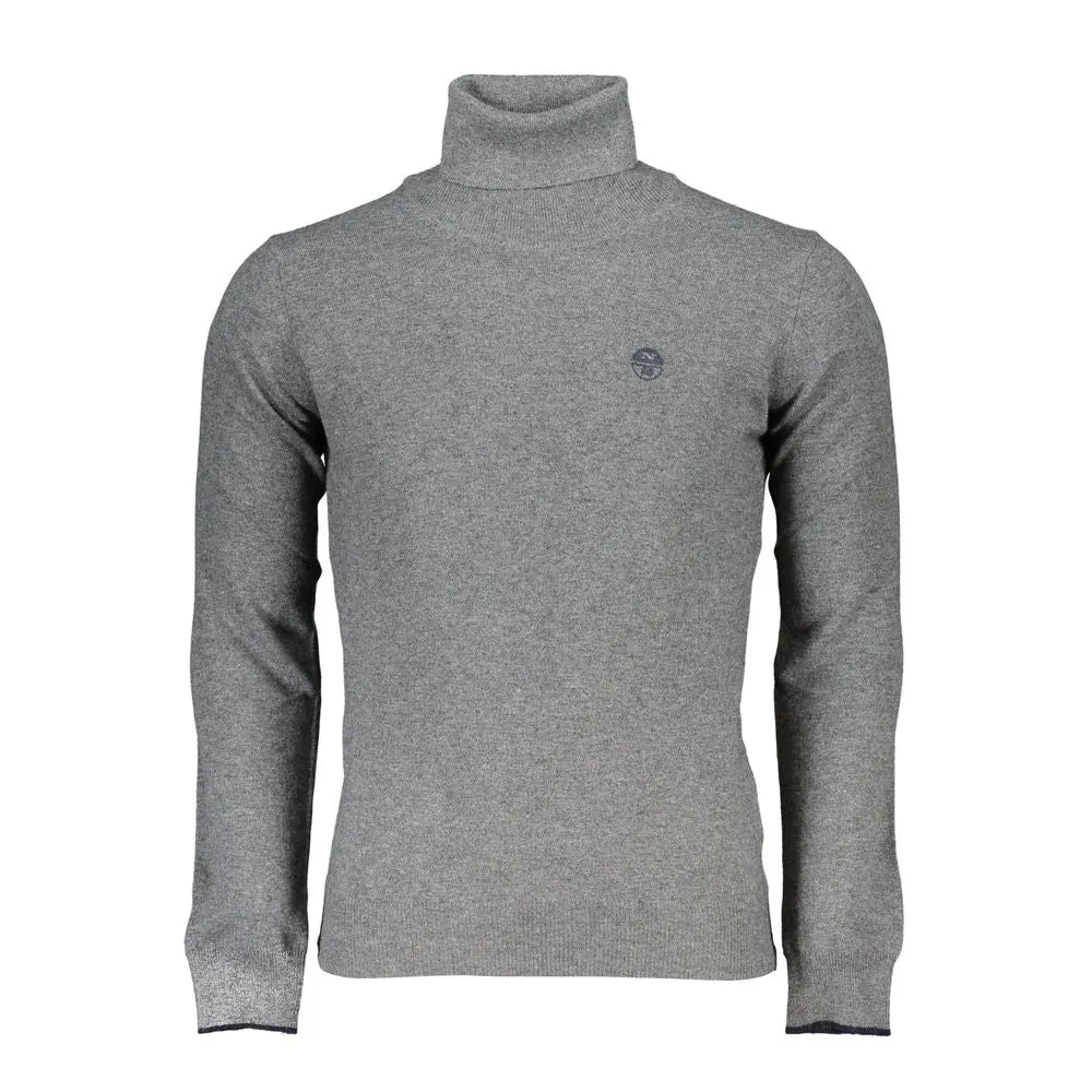 Gray Polyamide Men Sweater sold by Louxly