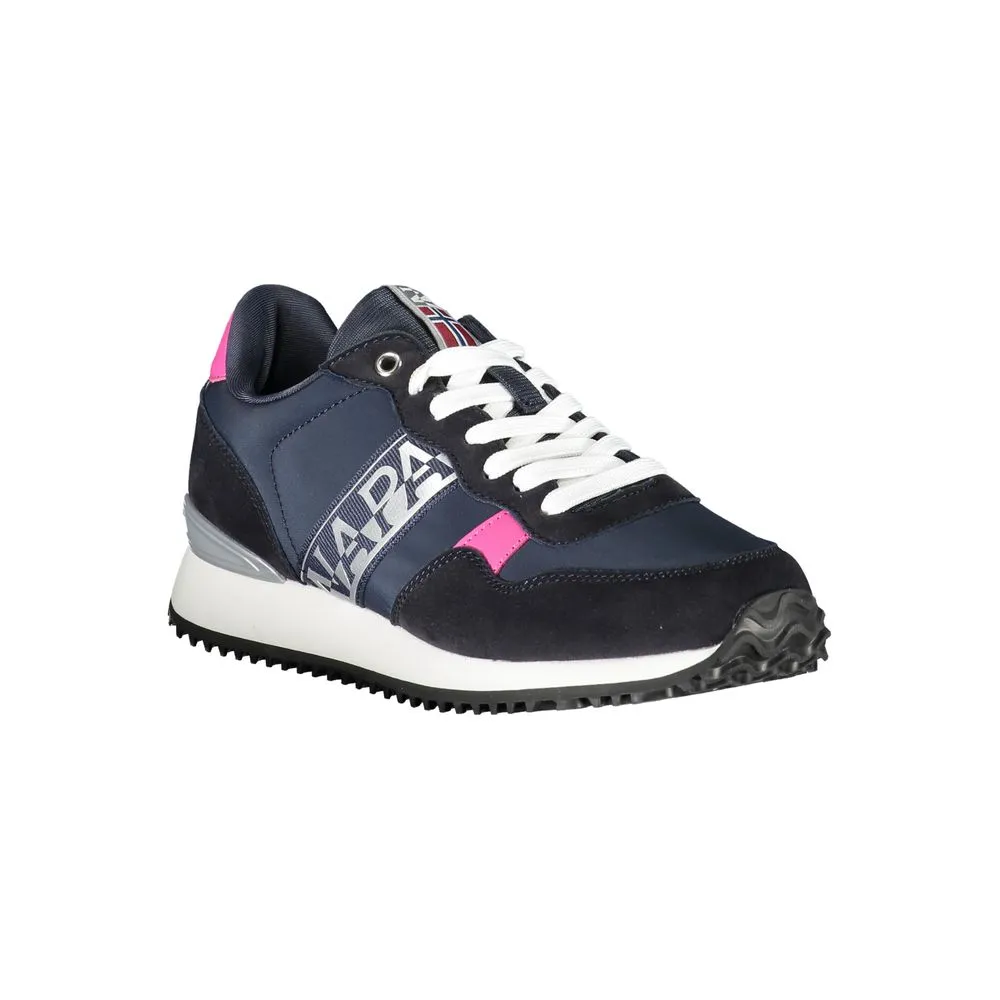 Elegant Blue Lace-Up Sporty Sneakers sold by Louxly product image thumbnail 2