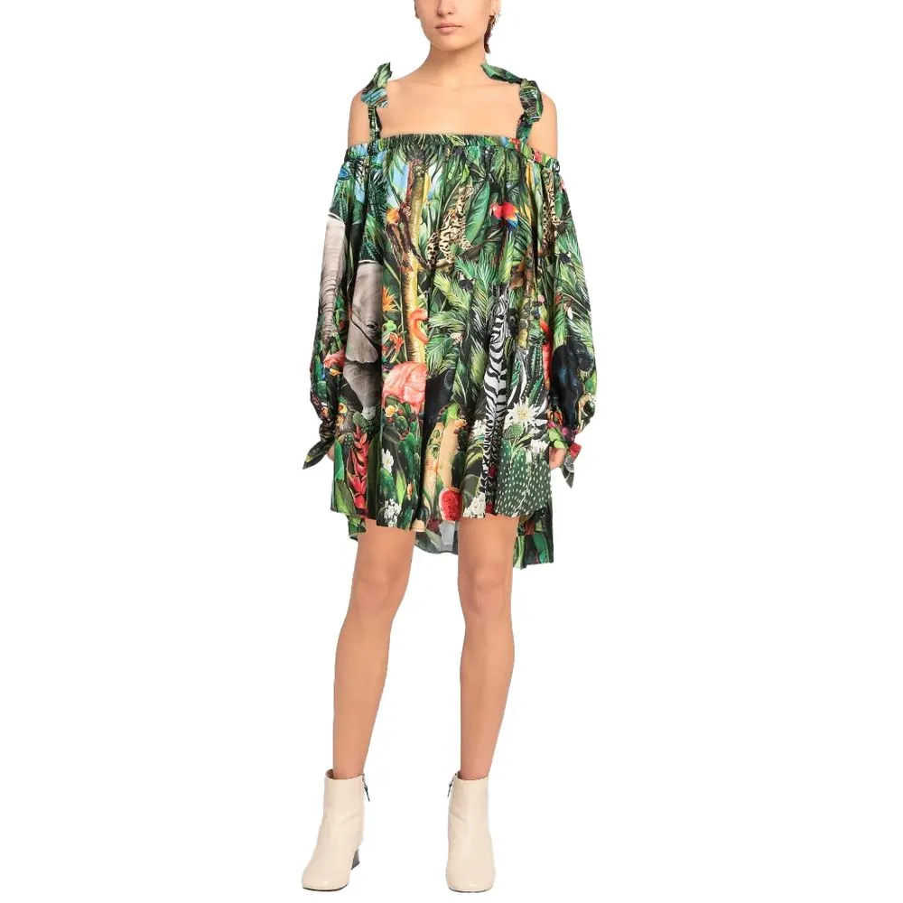 Multicolor Cotton Dress sold by Louxly product image thumbnail 3